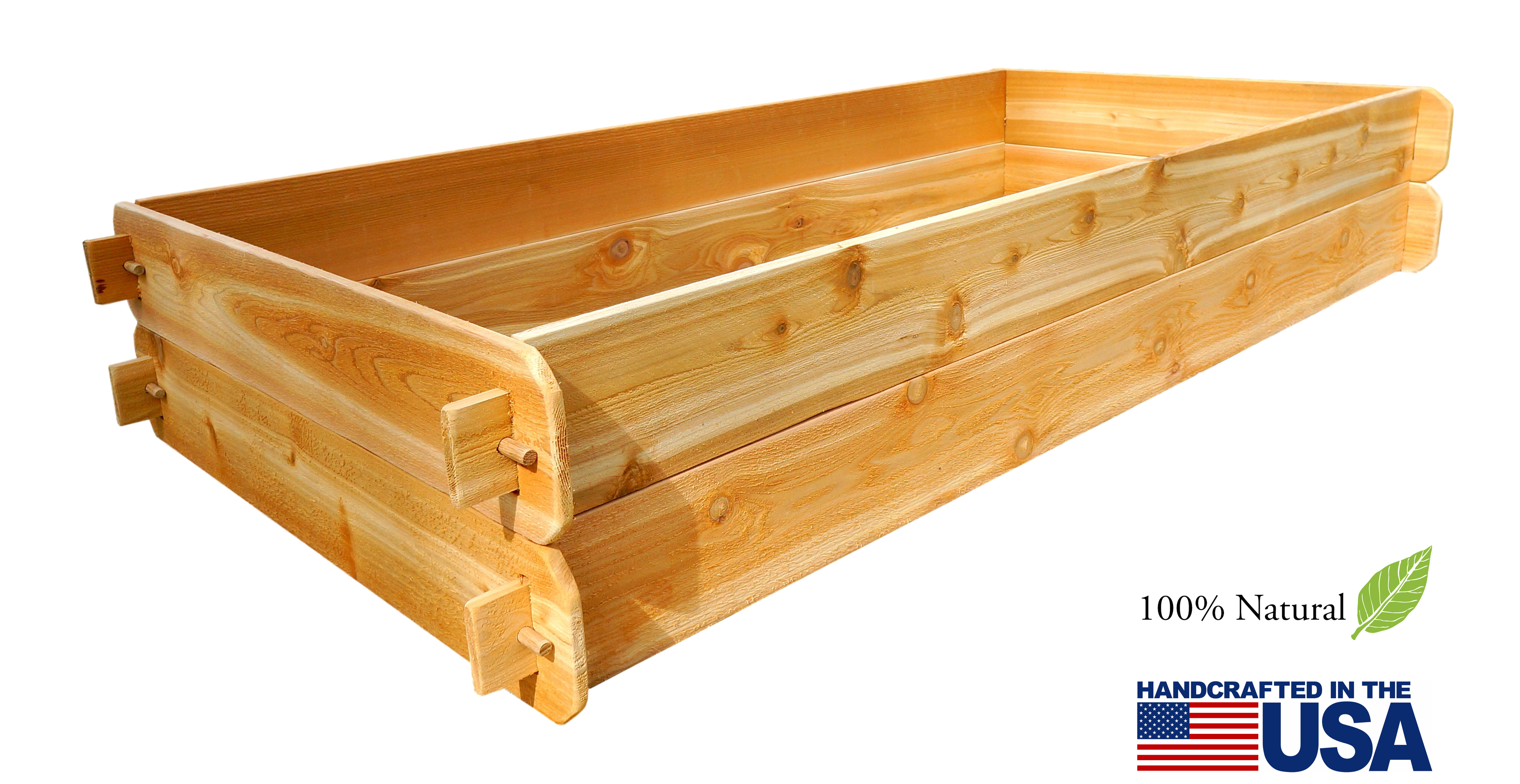Timberlane Gardens Raised Garden Bed Kit Double Deep (Two 3x6) Select Cedar
