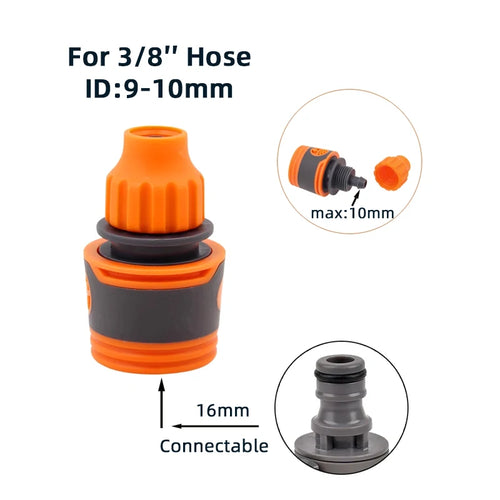 1-Pcs 1/2" 3/4" 1" Garden Hose Quick Connect Adapters -EU BPS Threaded