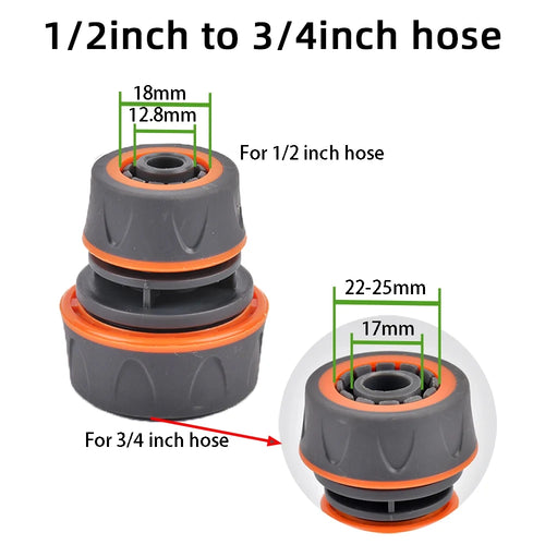 1-Pcs 1/2" 3/4" 1" Garden Hose Quick Connect Adapters -EU BPS Threaded