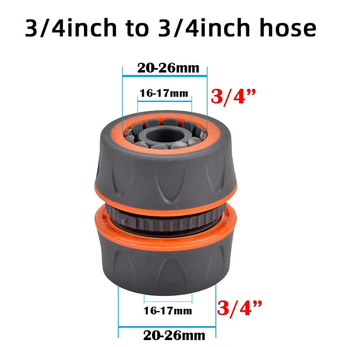 1-Pcs 1/2" 3/4" 1" Garden Hose Quick Connect Adapters -EU BPS Threaded