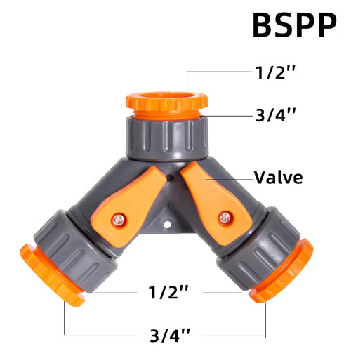 1-Pcs 1/2" 3/4" 1" Garden Hose Quick Connect Adapters -EU BPS Threaded