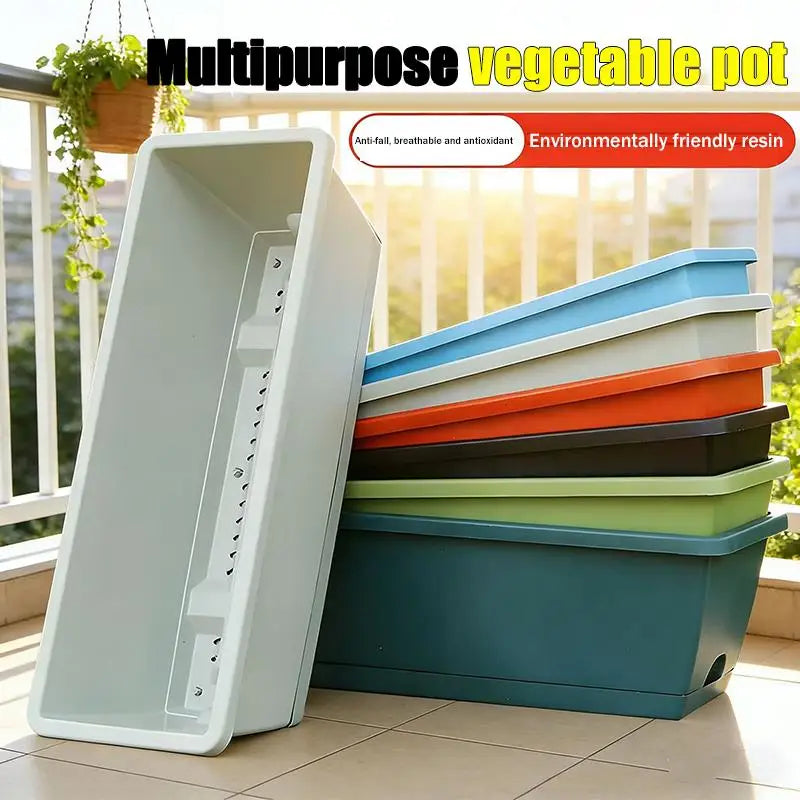 SUSU Self-absorbing Flower Pot Vegetable Growing Pot With Base