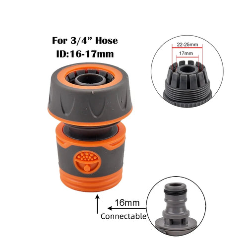 1-Pcs 1/2" 3/4" 1" Garden Hose Quick Connect Adapters -EU BPS Threaded