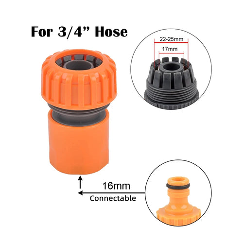 1-Pcs 1/2" 3/4" 1" Garden Hose Quick Connect Adapters -EU BPS Threaded