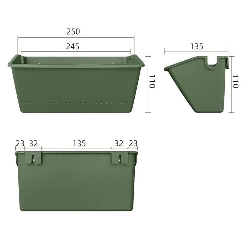Hanging Garden Plant Wall Flower Pot Container Wall Hanging Vertical