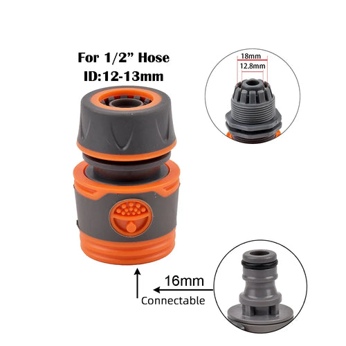 1-Pcs 1/2" 3/4" 1" Garden Hose Quick Connect Adapters -EU BPS Threaded