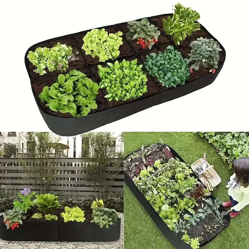 [Extra-Large Raised Garden Bed] 8-Grid Extra-Large Raised Garden Bed