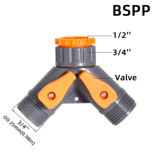 1-Pcs 1/2" 3/4" 1" Garden Hose Quick Connect Adapters -EU BPS Threaded