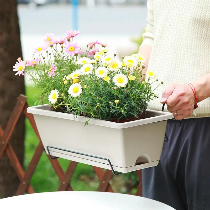 SUSU Self-absorbing Flower Pot Vegetable Growing Pot With Base