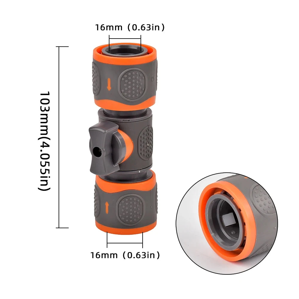 1-Pcs 1/2" 3/4" 1" Garden Hose Quick Connect Adapters -EU BPS Threaded