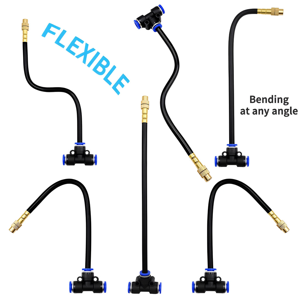 DIY Free Bending Universal Spray Kit For Greenhouse Garden Flowers